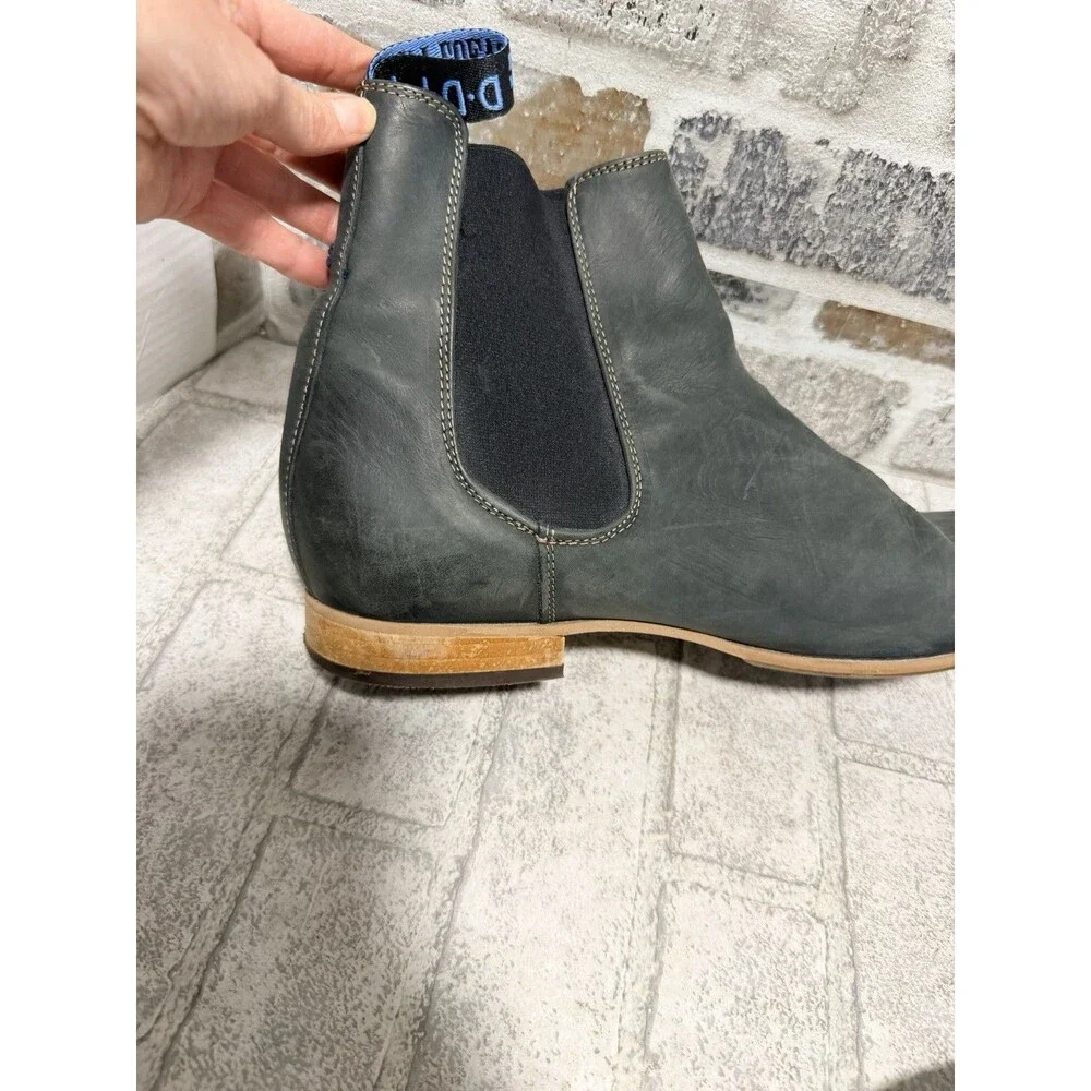 John Fluevog Mens Chelsea Boots Size 12.5 Leather